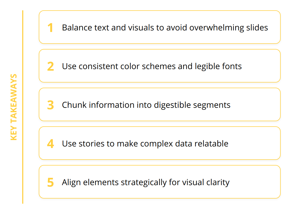 Key Takeaways - Cognitive Load Presentation Design [Pro Tips]