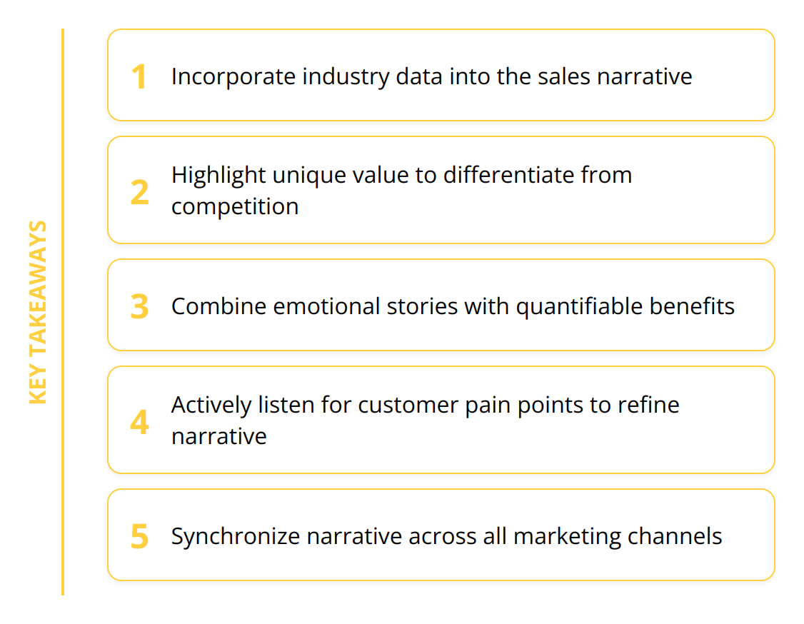 Key Takeaways - Sales Narrative Development: What You Need to Know