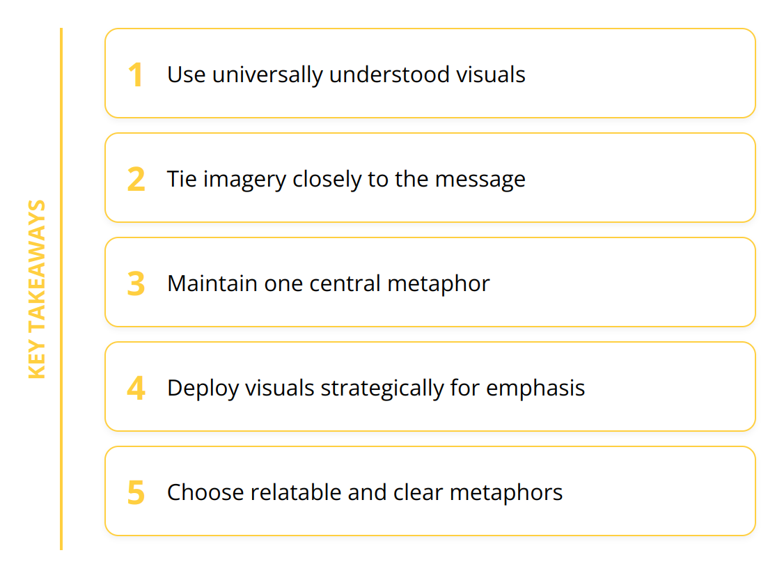 Key Takeaways - What Makes Visual Metaphors Effective in Presentations