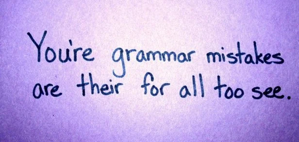 grammatical errors