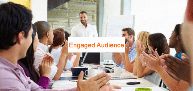  larger impact vs lower impact on the audience