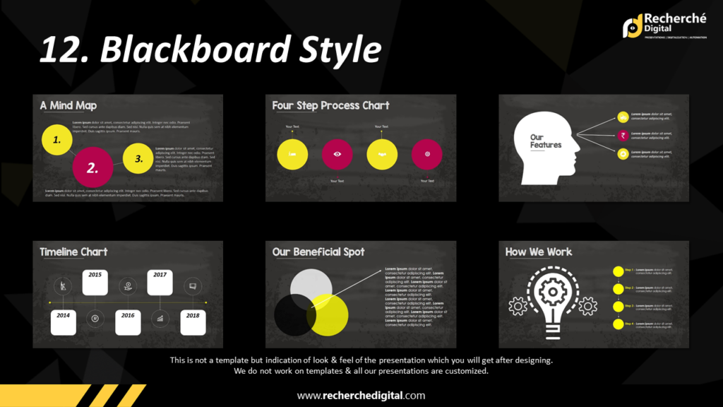 Blackboard style