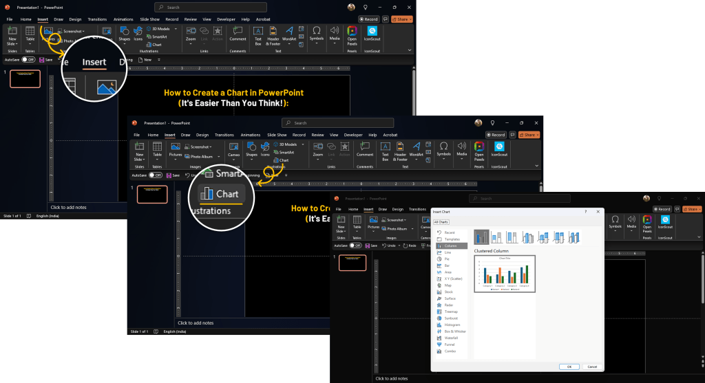 How to Create a Chart in PowerPoint A
