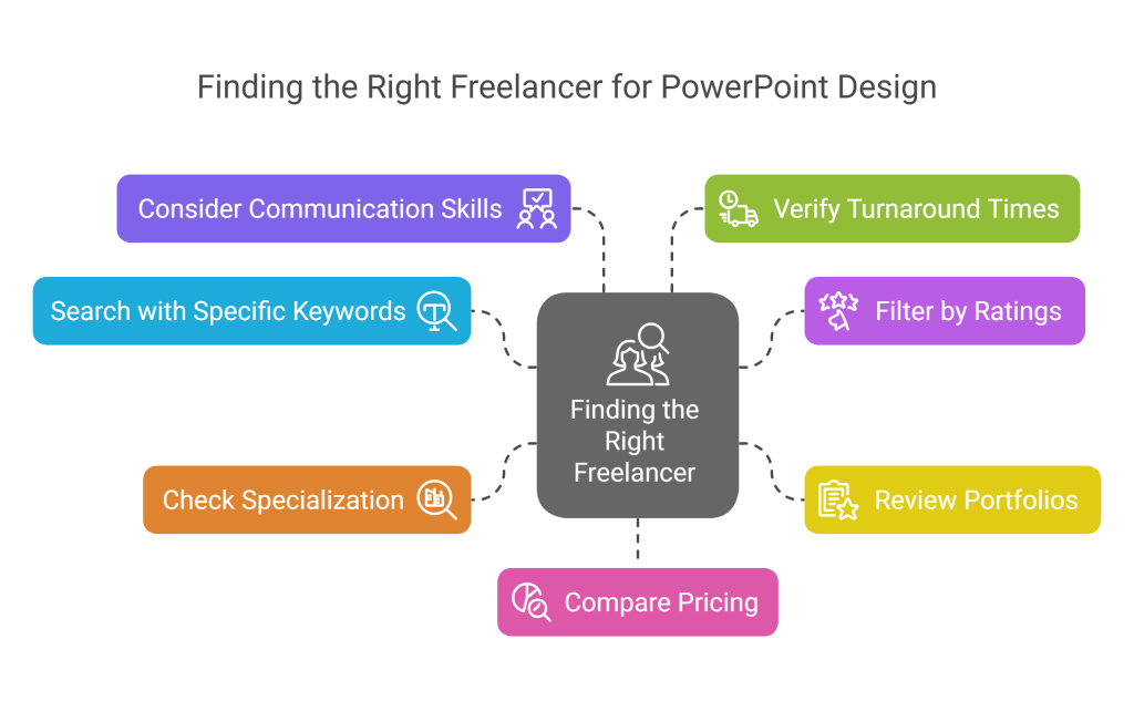 How to find right freelancer from freelancer sites like Upwork or Fiverr - visual selection