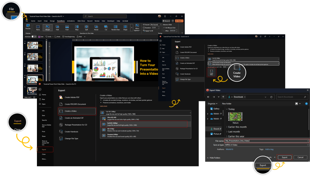 How to turn your presentation into a video e