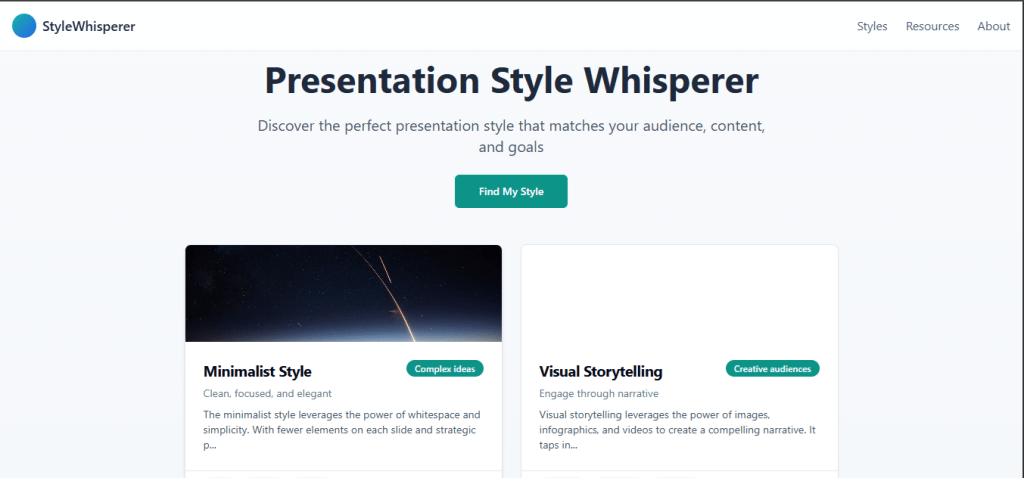 Presentation Style Whisperer